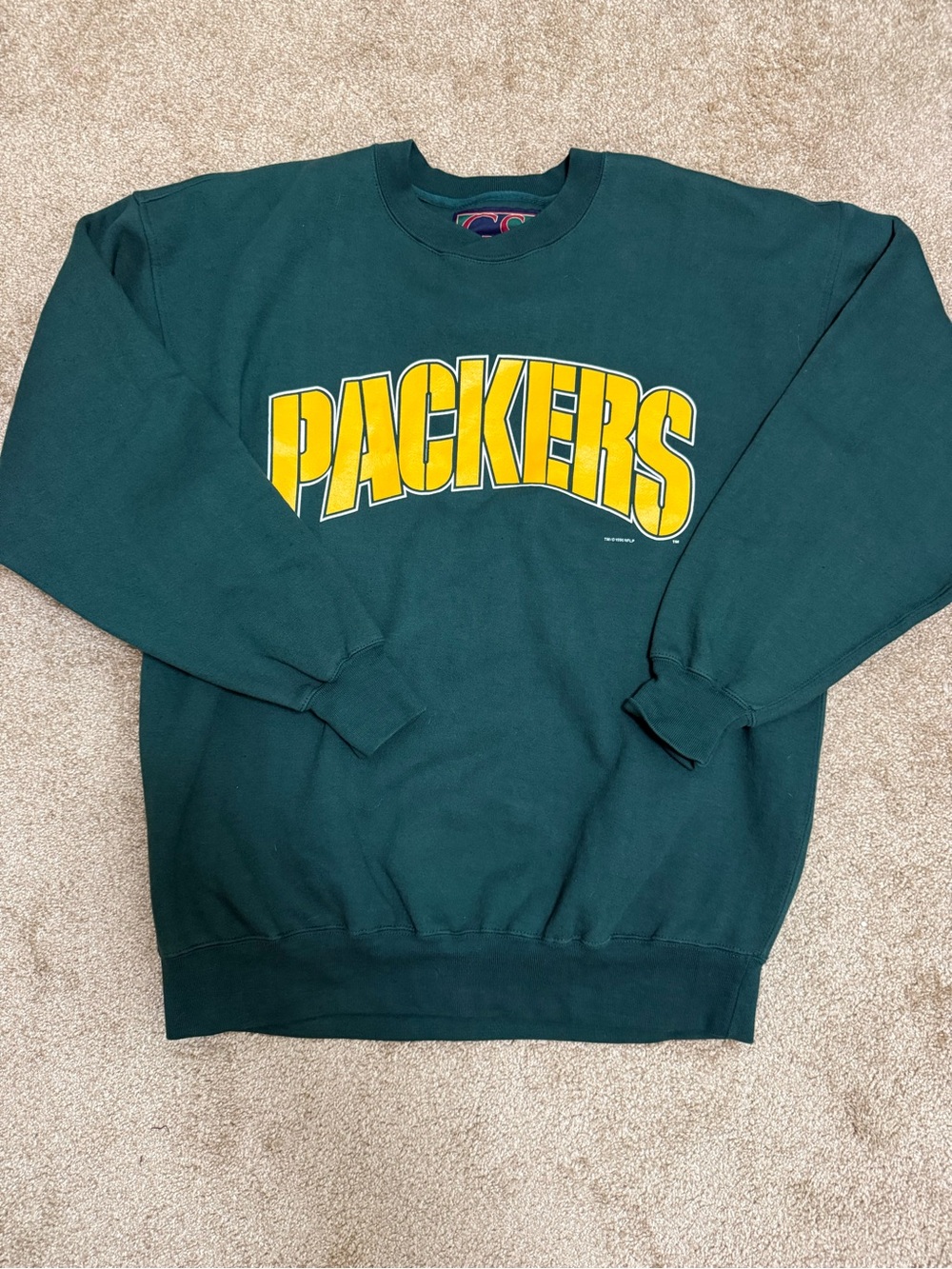 Vintage Y2K Green Packers Crewneck Sweatshirt. F14